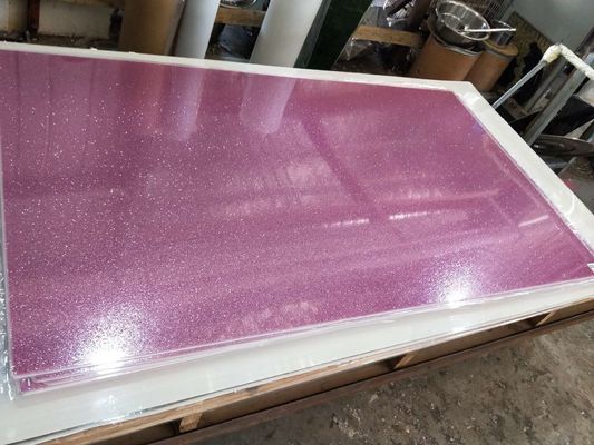 3-20mm色のきらめきのアクリルPMMAはレーザーの切断のために広がる