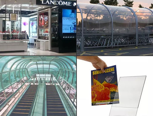 Antiscratch 4x8 Ft飾ることのために光沢度の高い薄いPETGシートの装飾のパネル