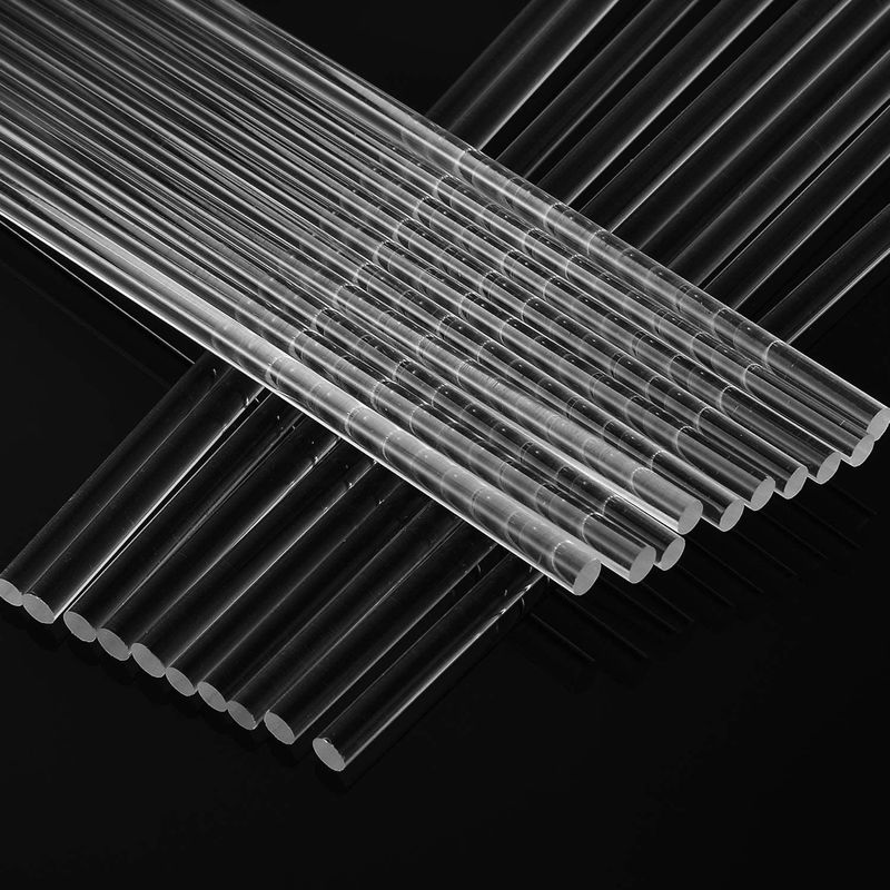 120mmの明確で透明なアクリルのカーテン・レールExrudedのゆとりのアクリル棒棒